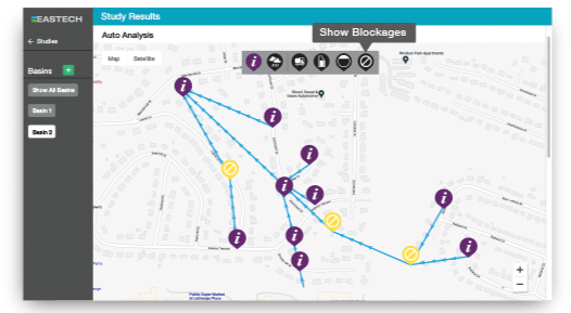 blockage detection